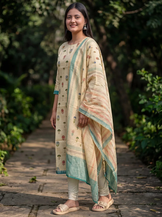 Kasturi Kurti & Dupatta Set - view 1