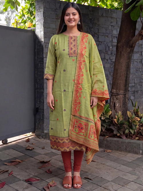 Chandni Kurti & Dupatta Set - view 2
