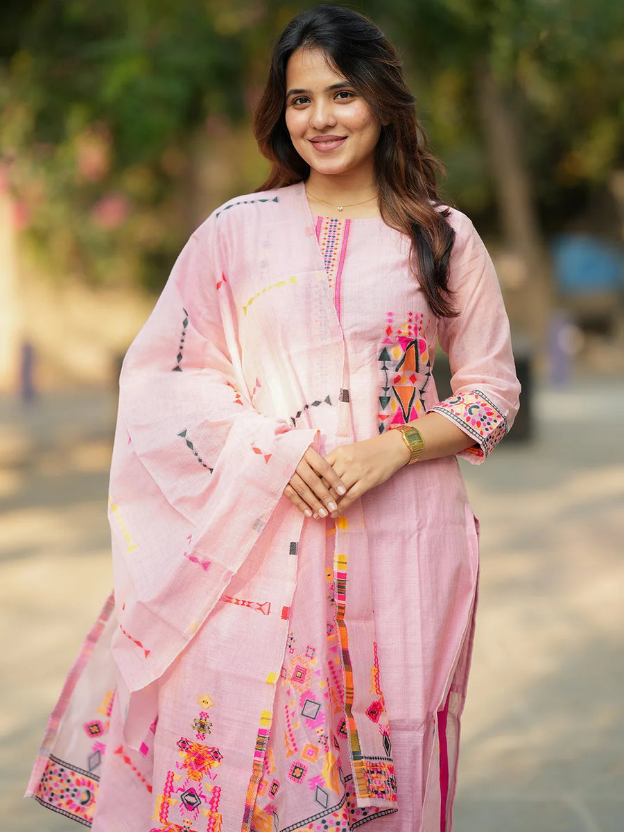 Fiza Kurti & Dupatta Set - view 4