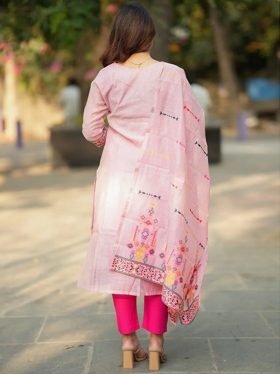Fiza Kurti & Dupatta Set - view 5