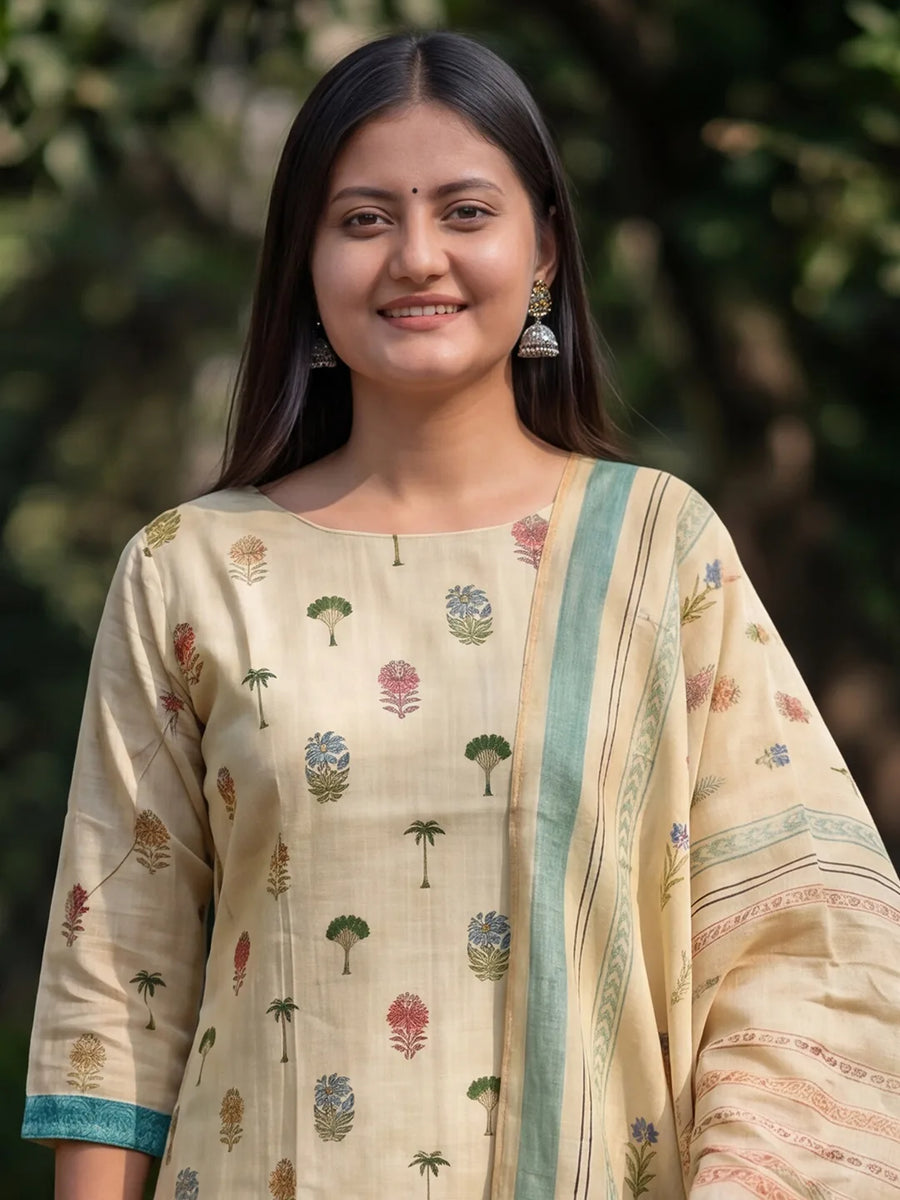 Kasturi Kurti & Dupatta Set - view 2