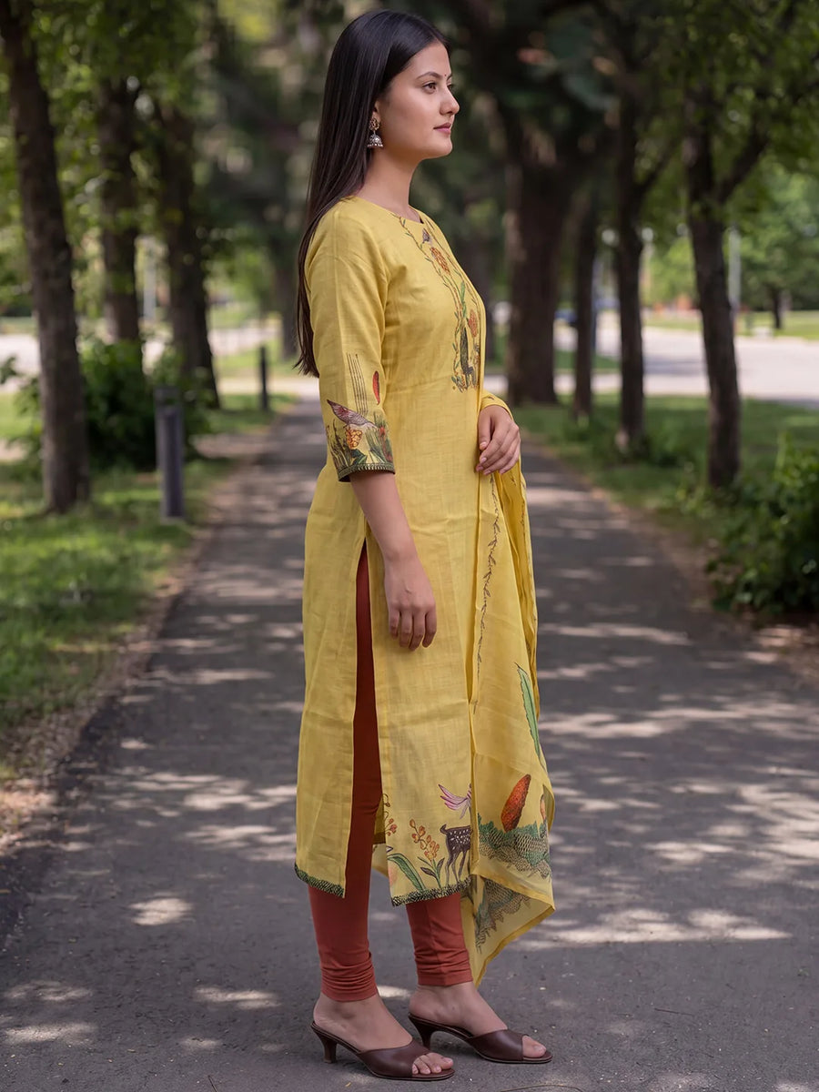 Parita Kurti & Dupatta Set - view 2