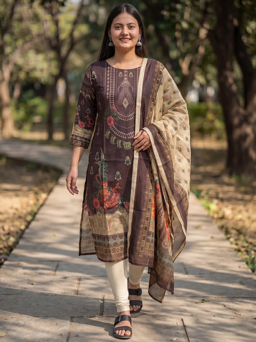 Priya Kurti & Dupatta Set - view 4