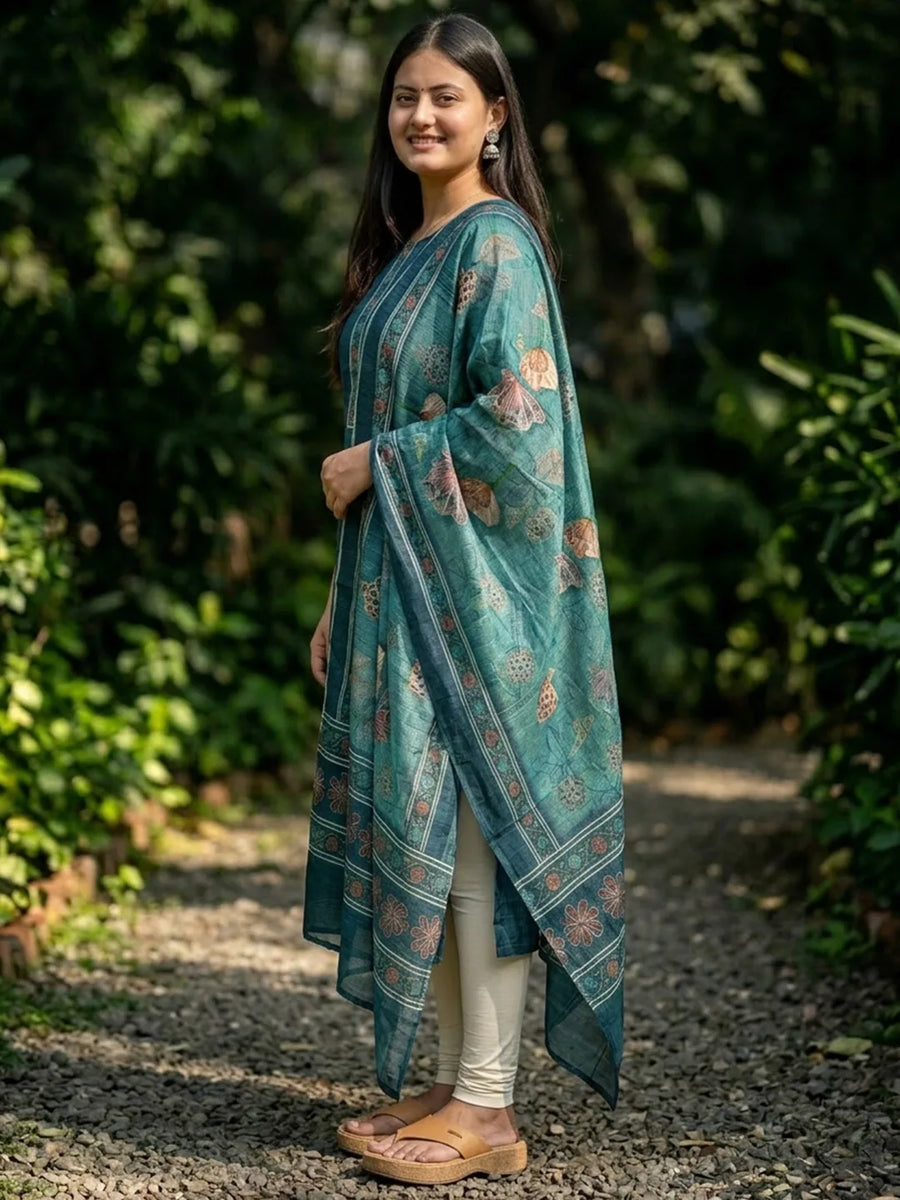 Radha Kurti & Dupatta Set - view 2