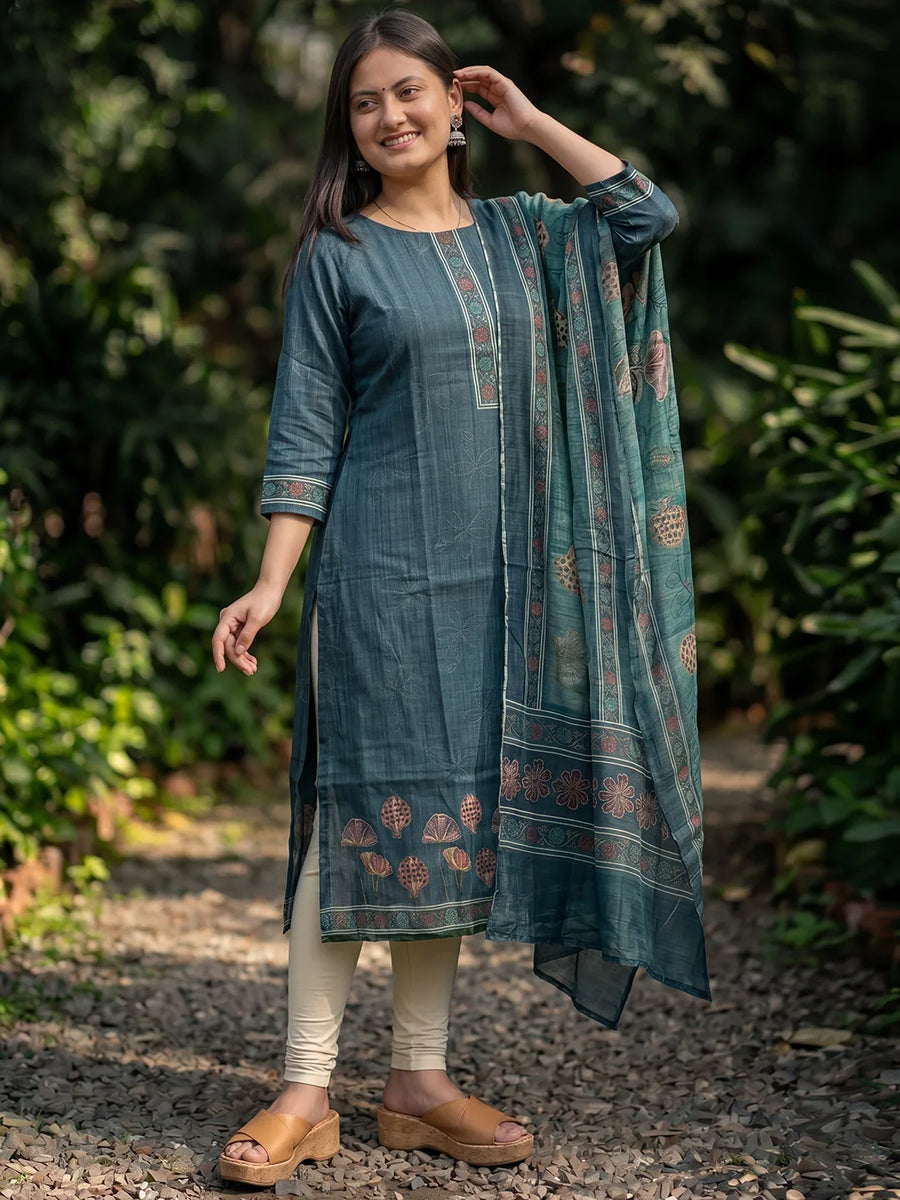 Radha Kurti & Dupatta Set - view 3