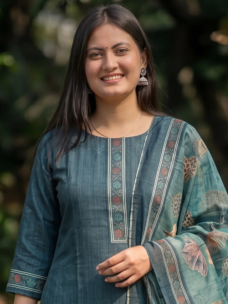 Radha Kurti & Dupatta Set - view 4
