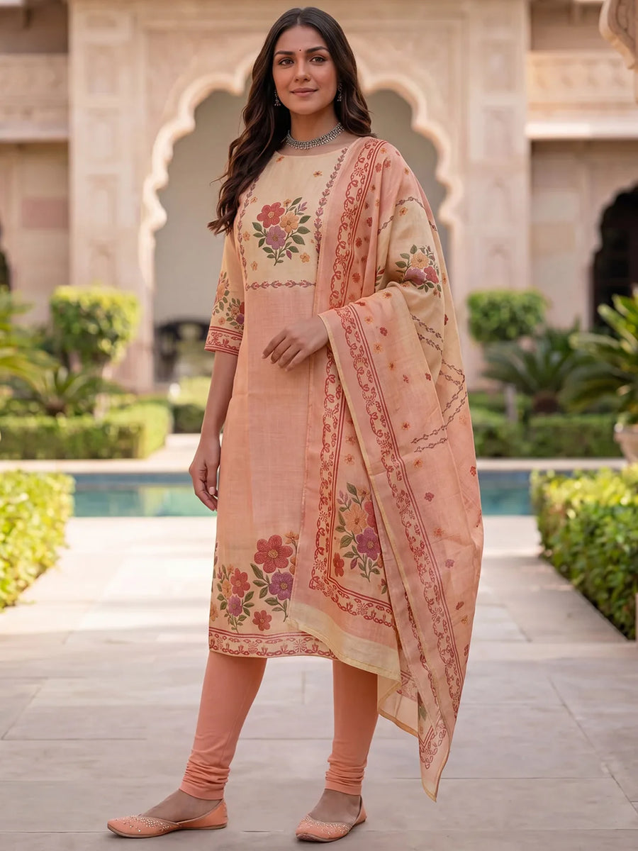 Sanskruti Kurti & Dupatta Set - view 5