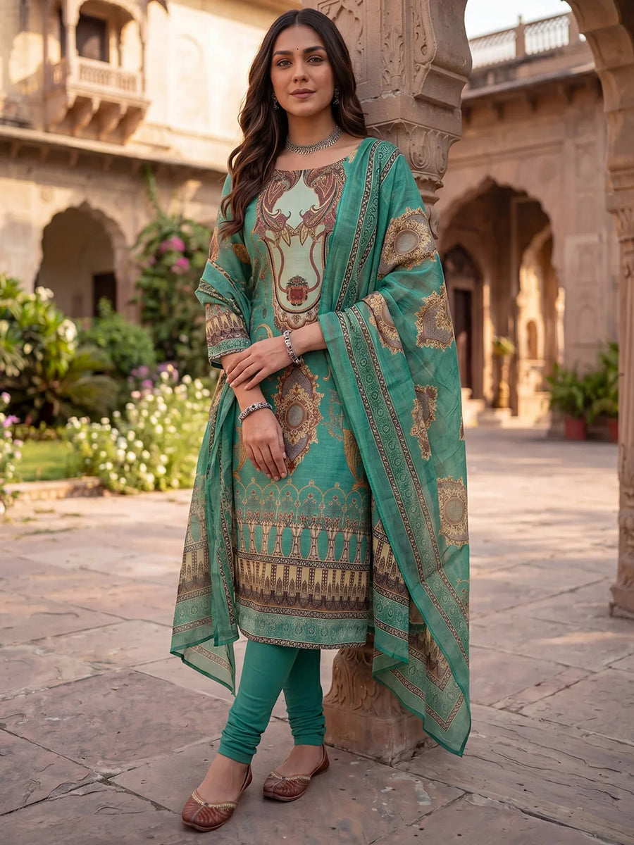 Satrangi Kurti & Dupatta Set - view 5