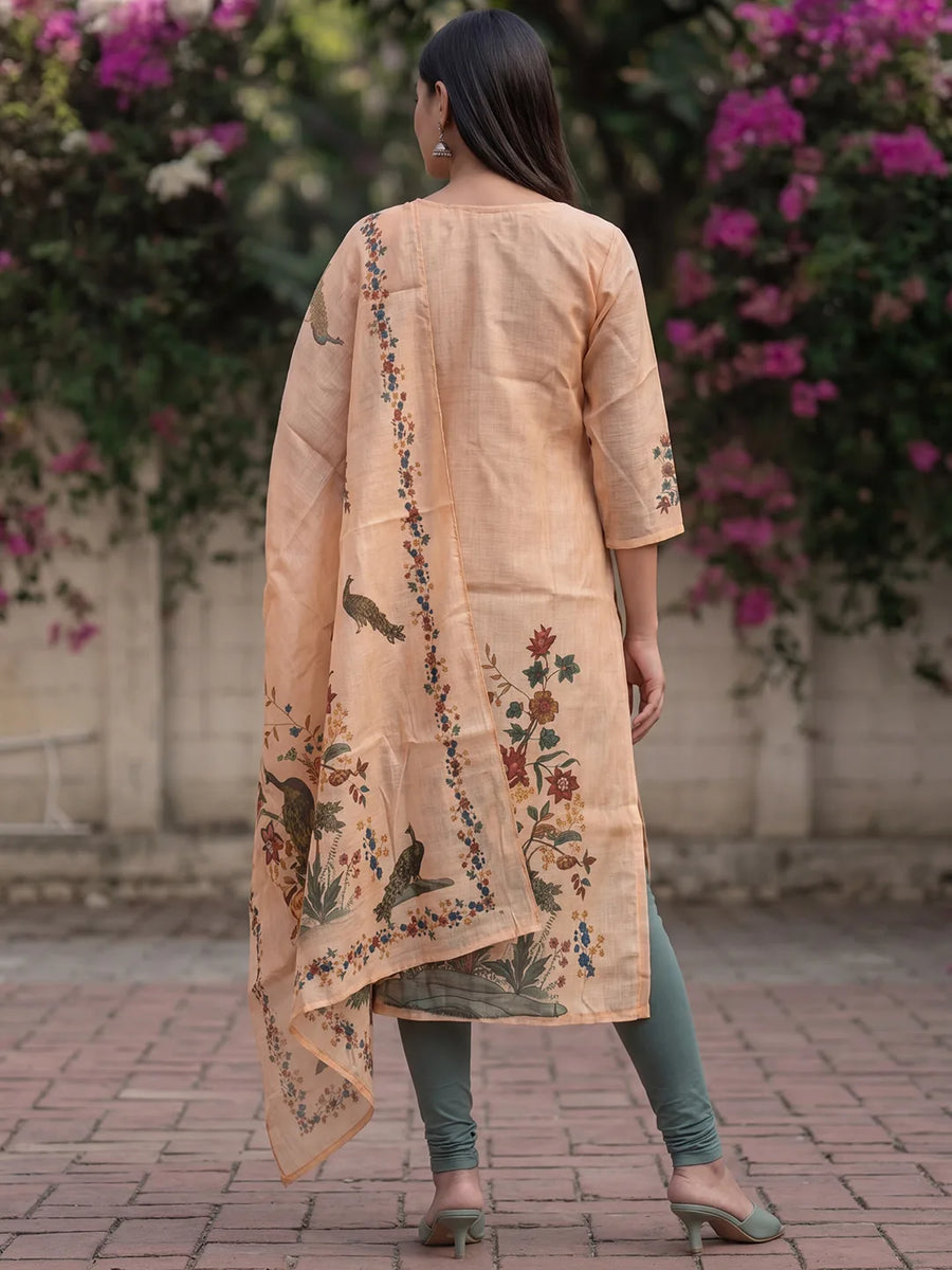 Surili Kurti & Dupatta Set - view 2