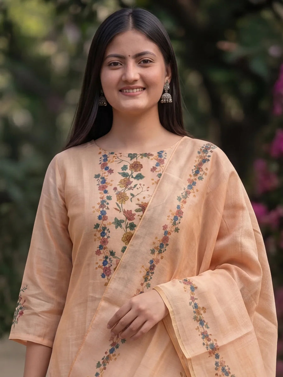 Surili Kurti & Dupatta Set - view 5